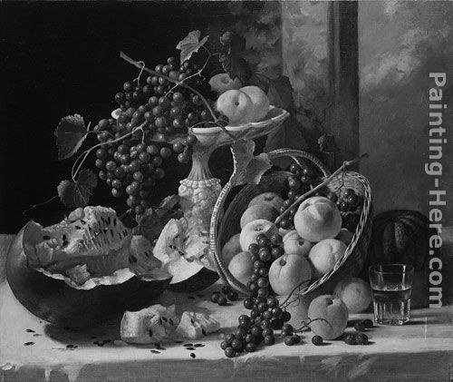 John F Francis Still Life with Fruit
